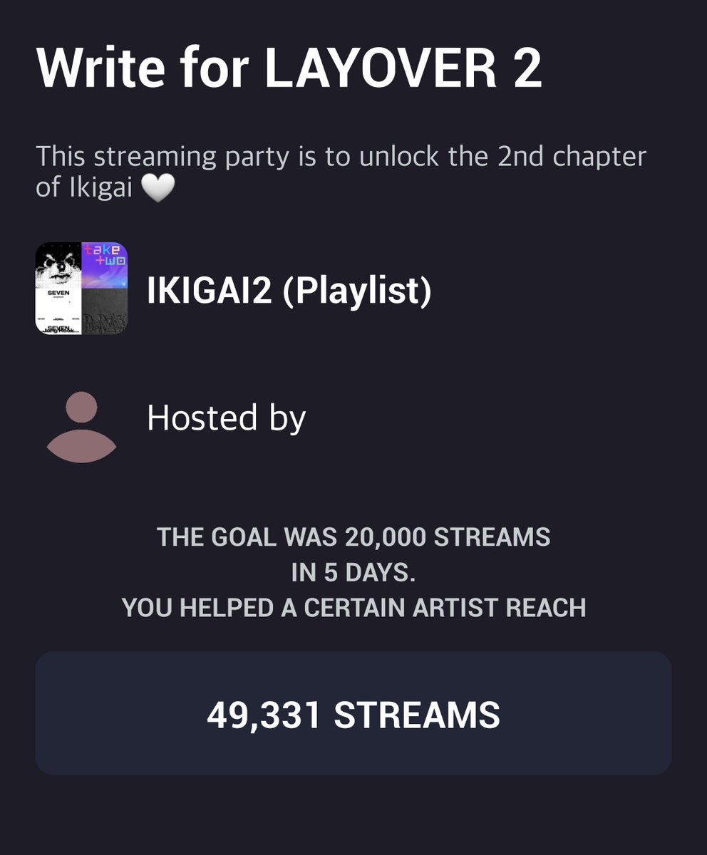 Aamyungv's tweet photo. I have nothing to prove but here.

The streams we (me and @taetaehland) pulled in our accounts for LayoVer :

70,779 + 49,331 + 67,881 + 31,640 = 2,19,631 

PLUS : https://t.co/GWcxbyQiZU