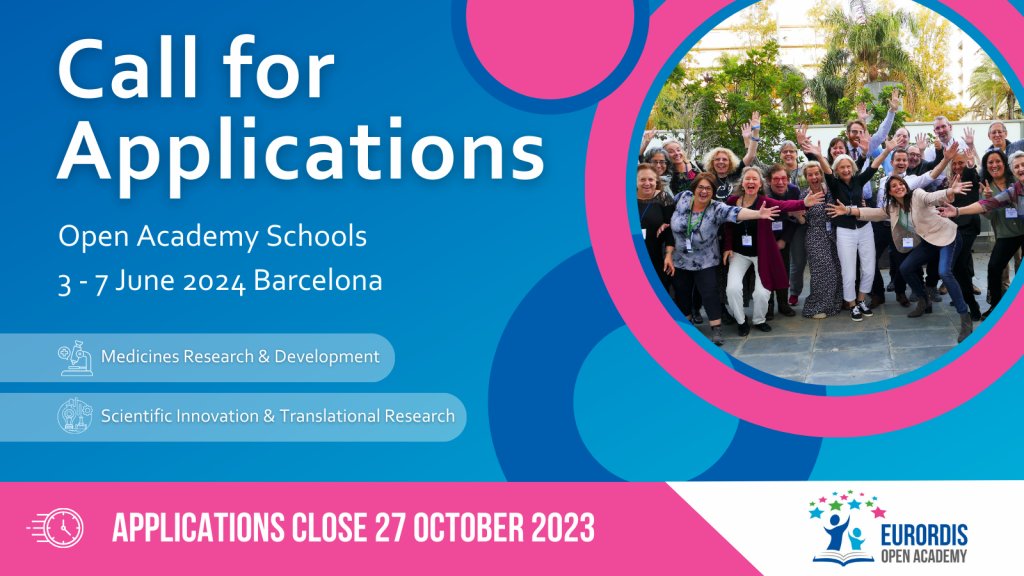 ERN CRANIO (@cranio_ern) on Twitter photo Applications for the 2024 <a href="/eurordis/">EURORDIS-Rare Diseases Europe</a> Open Academy Schools are OPEN!
Apply before October 27th for an immersive week of learning, networking, and advancing patient advocacy in Medicines R&D and Scientific Innovation in Barcelona from June 3-7.
ℹ️ejprarediseases.org/open-academy-s… Applications for the 2024 <a href="/eurordis/">EURORDIS-Rare Diseases Europe</a> Open Academy Schools are OPEN!
Apply before October 27th for an immersive week of learning, networking, and advancing patient advocacy in Medicines R&D and Scientific Innovation in Barcelona from June 3-7.
ℹ️ejprarediseases.org/open-academy-s…