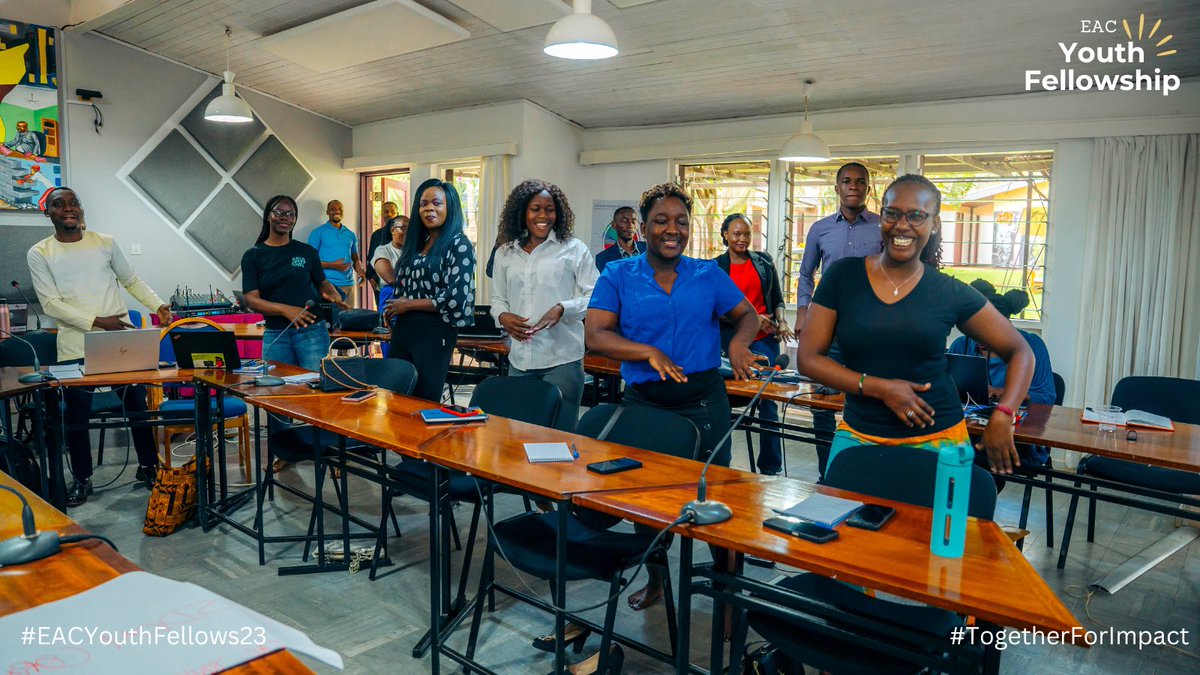 OneYoungAfrica's tweet image. Day 2, here we come! 

The EAC Youth Fellows are all set for another enriching session at @MSTCDC with our dedicated facilitators. The journey continues with unwavering enthusiasm and engagement. 

#EACYouthFellows23 #TogetherForImpact