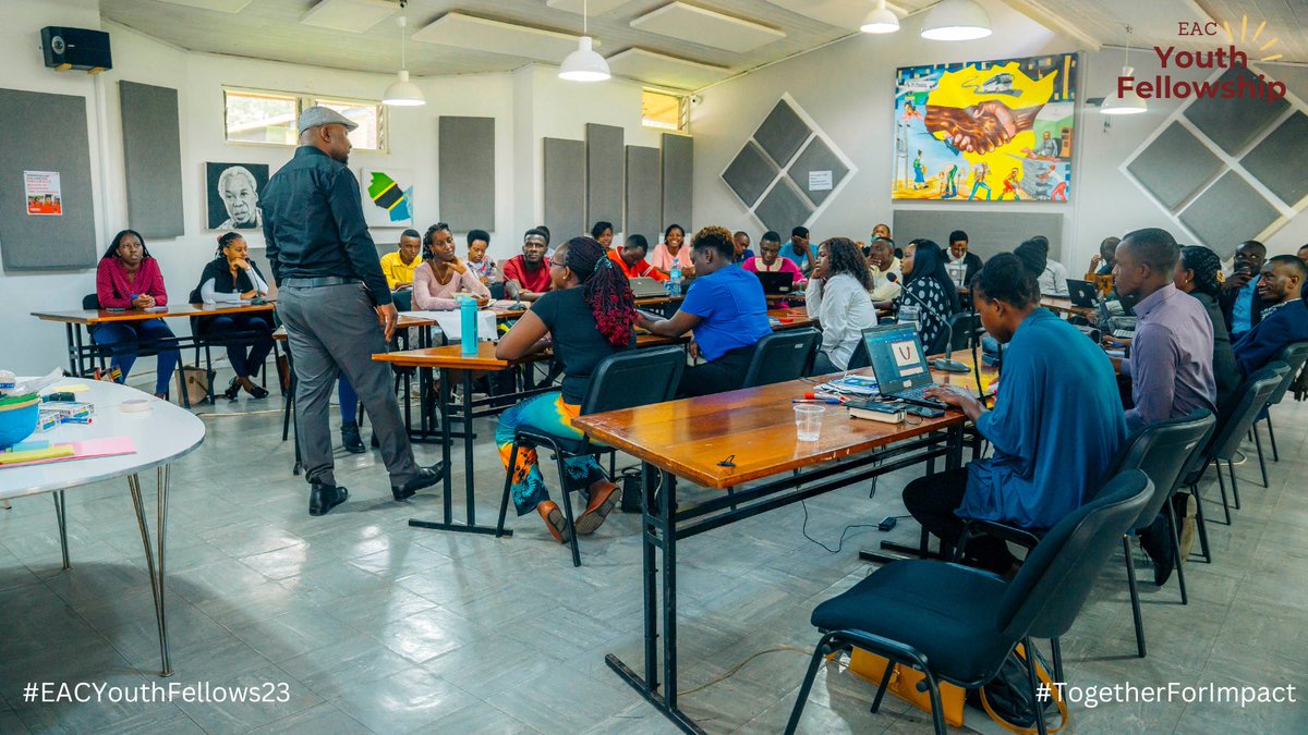 OneYoungAfrica's tweet image. Day 2, here we come! 

The EAC Youth Fellows are all set for another enriching session at @MSTCDC with our dedicated facilitators. The journey continues with unwavering enthusiasm and engagement. 

#EACYouthFellows23 #TogetherForImpact