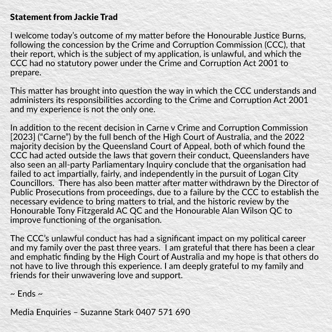 Jackie Trad tweet media