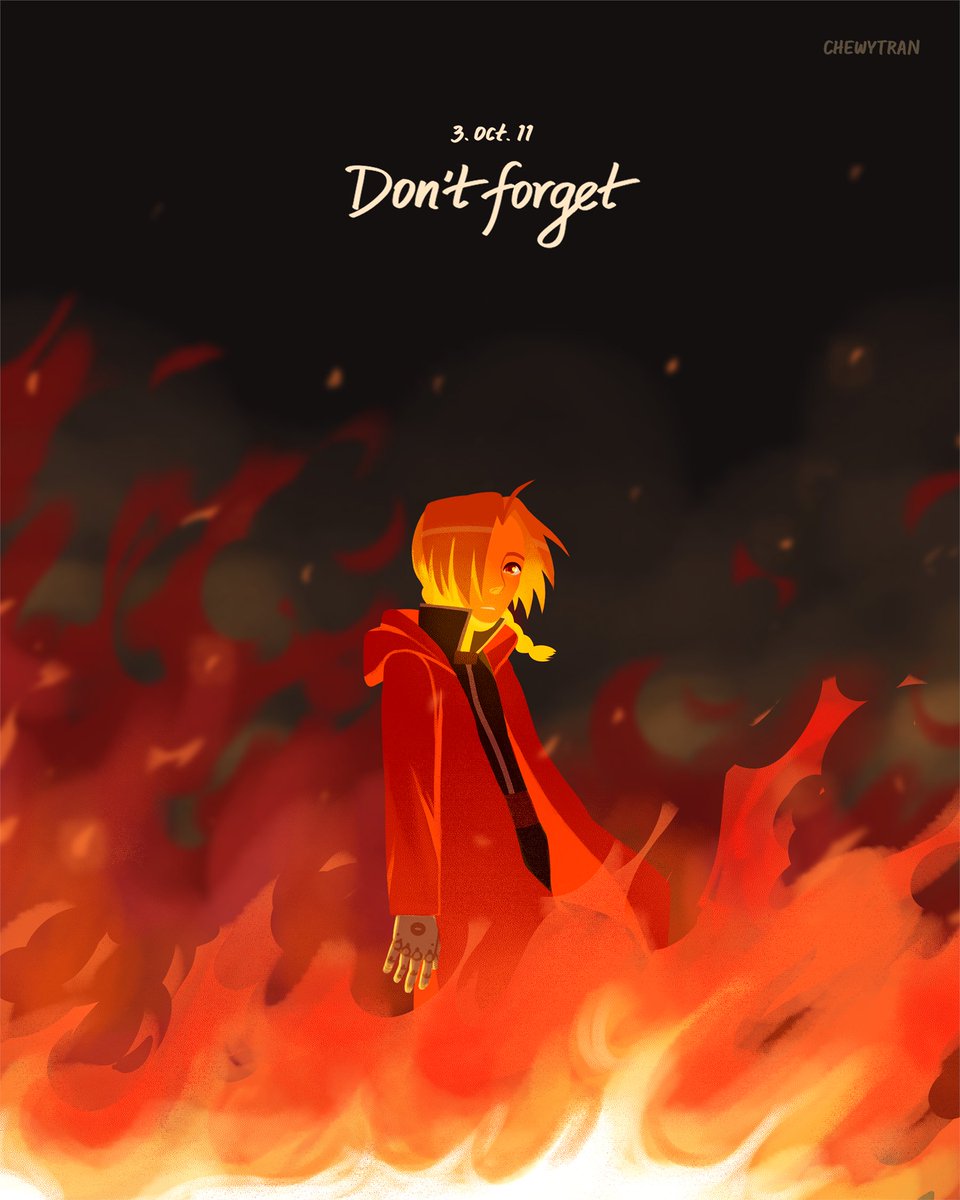 happy 3 oct 11 ❤️🏠🔥

#fma #fullmetalalchemist
