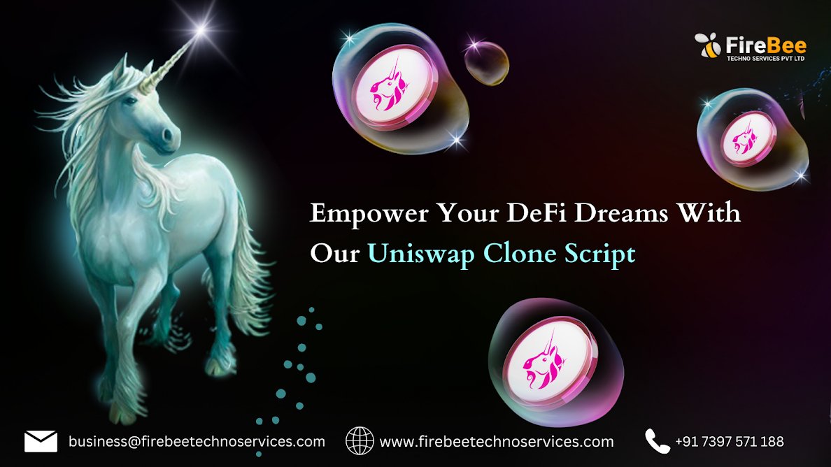 firebeetech's tweet image. Power your decentralized exchange with our Uniswap clone script! Seamless, secure, and efficient trading experience. Launch your own platform now!

Know more about: firebeetechnoservices.com/uniswap-clone-…

#uniswap #Defi #clonescript #bitcoin #cryptocurrency #crypto