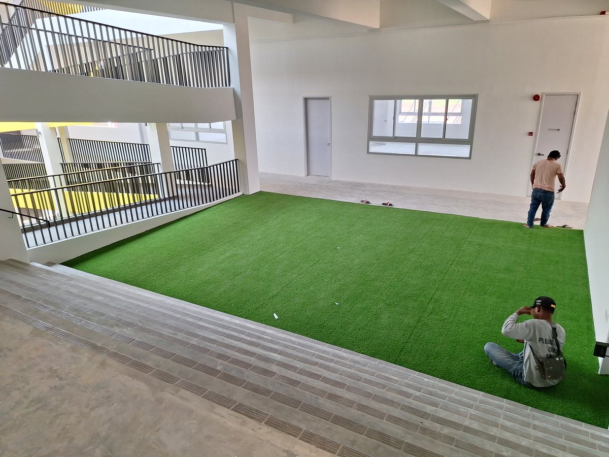 If you had 2x these free areas in the middle of your school building, what might you do with them?