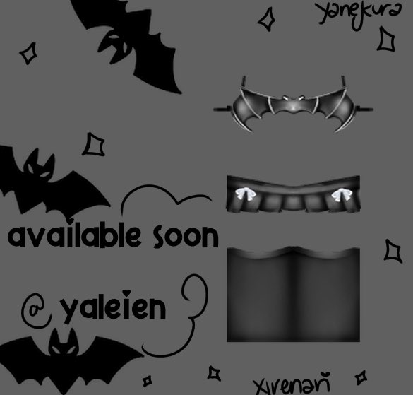 yaneriela's tweet image. available soon @ yaleien :D 🦇

(my uploader got banned 😢)

#ROBLOX #RobloxShowcase