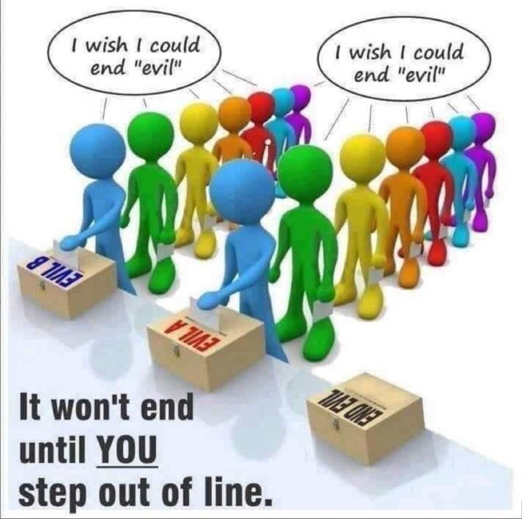 shipman96's tweet photo. The only way to "defend democracy" is to end the evil &amp; lesser evils of the [two] party system!
#StepOutOfLine https://t.co/2JAH8dLx6Q