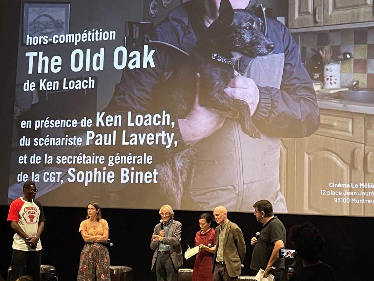 Yesterday, a intense and moving evening ⁦<a href="/KenLoachSixteen/">Sixteen Films</a>⁩ ⁦<a href="/LeMelies/">Cinéma Le Méliès</a>⁩