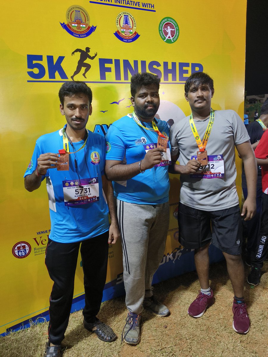 M.R.Karmukilan (@mrkarmukilanbe) on Twitter photo DRUG Free Tamilnadu...💉💊🚬🚭❌
5km Finishers😎
#marathon #drugfreeTN #drugfreenation #TamilNadu #avadinightmarathon
<a href="/DrsriramAyur/">sri</a>
<a href="/drugfreetn/">enforcementbureautn</a>
<a href="/chennaipolice_/">GREATER CHENNAI POLICE -GCP</a>
<a href="/avadipolice/">Avadi Police Commissionerate</a>
<a href="/sdat_tn/">Sports Development Authority of Tamil Nadu,Chennai</a> DRUG Free Tamilnadu...💉💊🚬🚭❌
5km Finishers😎
#marathon #drugfreeTN #drugfreenation #TamilNadu #avadinightmarathon
<a href="/DrsriramAyur/">sri</a>
<a href="/drugfreetn/">enforcementbureautn</a>
<a href="/chennaipolice_/">GREATER CHENNAI POLICE -GCP</a>
<a href="/avadipolice/">Avadi Police Commissionerate</a>
<a href="/sdat_tn/">Sports Development Authority of Tamil Nadu,Chennai</a>