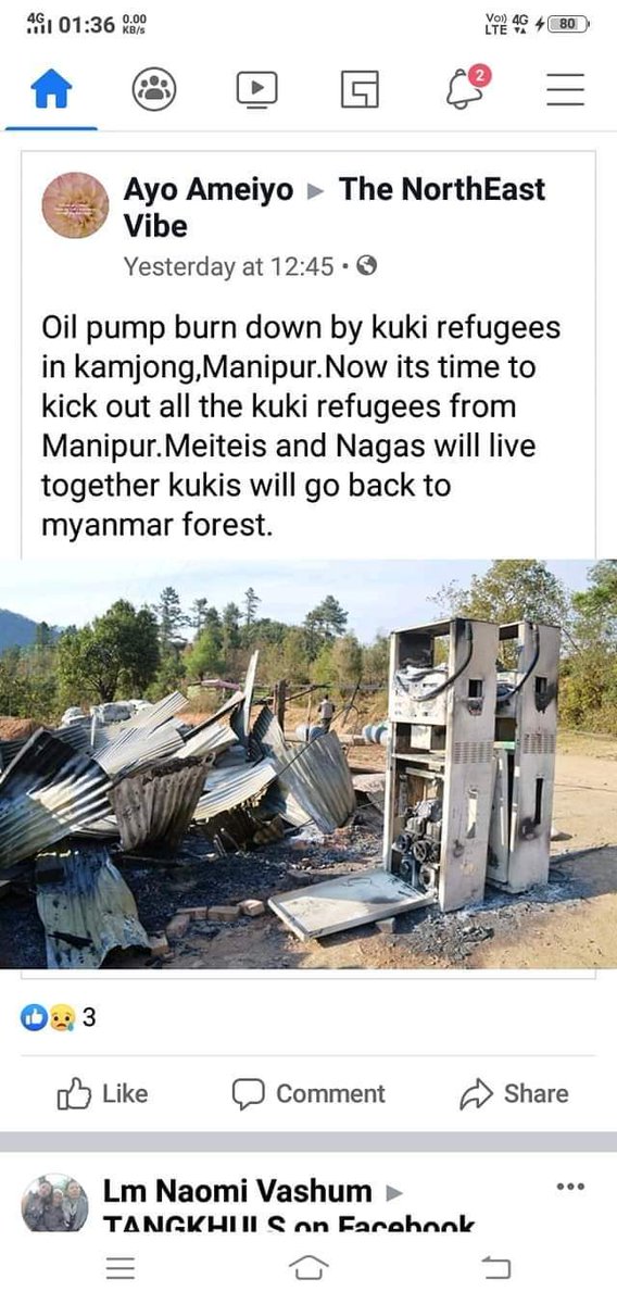 938Net79896's tweet photo. 🔥⛽Oil pump burnt down by suspected Kuki miscreants in Kamjong, Manipur, said sources.

☠️Why burning public properties simply because you want 'Separate Administration' ?

#KukiAtrocities
#Kuki_ZoNarcoterrorist
#KukiNarcoTerrorism
#ManipurUnrest
#ManipurAgainstNarcoTerrorism https://t.co/wZ5KKo0iIG