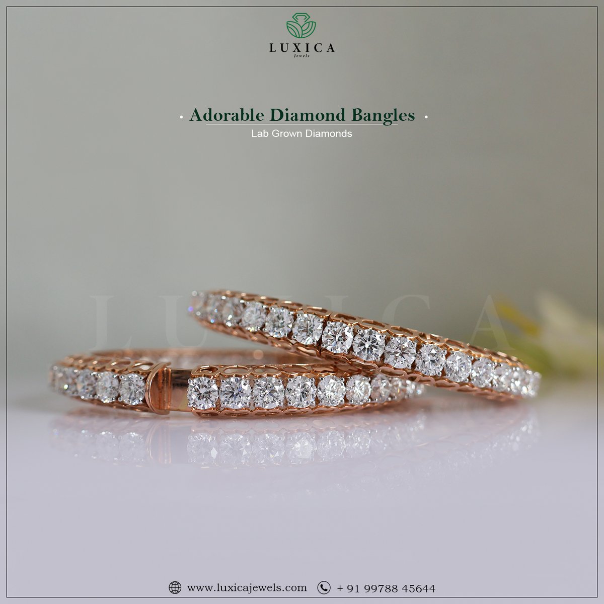 LuxicaJewels's tweet image. Adorable lab-grown diamond bangles.

For inquiries:
Email: luxicajewels@gmail.com
Visit. : luxicajewels.com
Call 📞 +91-9978845644 Or
☟☟ WhatsApp Below ☟☟
wa.me/919978845644

#diamondbangles #bangleset #banglescollection #tranding #labgrowndiamonds #labgrown