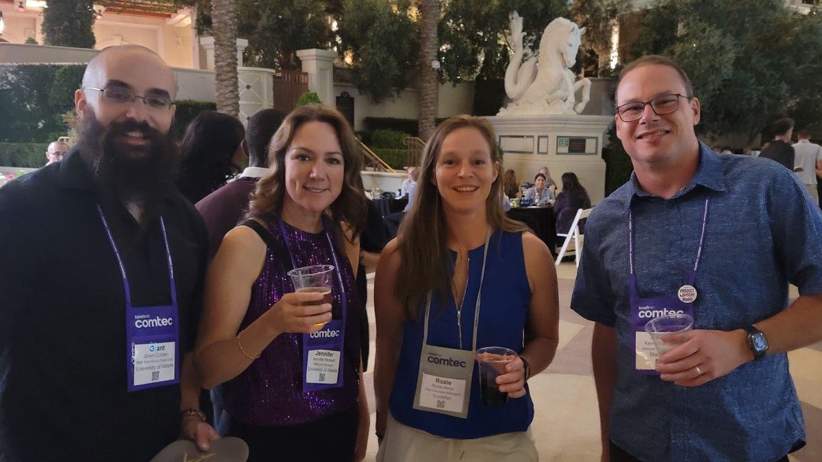 TouchNet's tweet image. We can&apos;t think of a better way to kick off #COMTEC2023 than a gorgeous evening at Caesar&apos;s Palace. Cheers to the start of a great conference!

Special thanks to our friends at @GradGuard and #ECSI for sponsoring the COMTEC Welcome Reception.