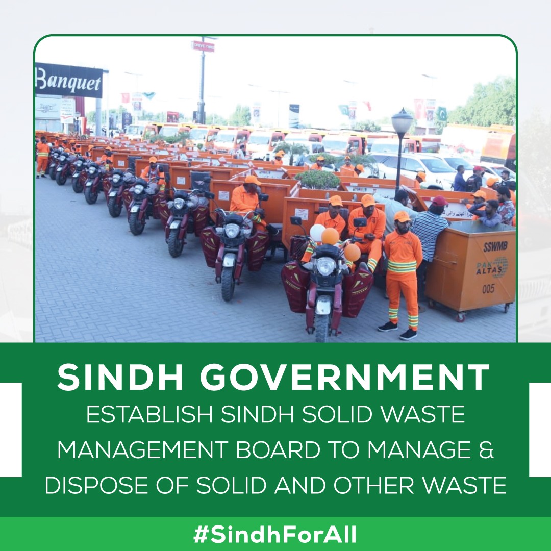 simra_razvi's tweet photo. Sindh Solid Waste Management Board by Sindh Government the project aims to mitigate the environmental impact of waste disposal in Karachi, contributing to a healthier urban environment.
#SindhForAll https://t.co/oWgpbQfM3J