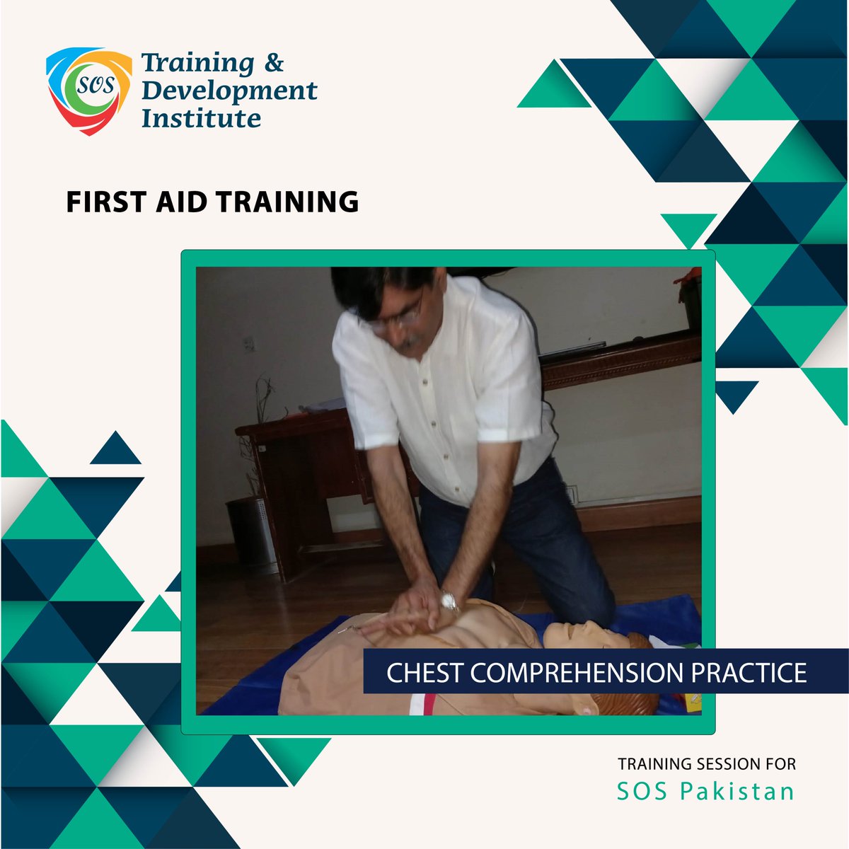 SOS_Training_'s tweet photo. First Aid Training program at SOS Training Institute. Book our training for your organization,
@arooj.malik@sospakistan.net or +92 331 4123291. #sostraininganddevelopmentinstitute #AroojMalik #SOS #professionaldevelopment#FirstAid https://t.co/Yu5K4HneCP