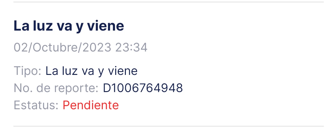 CharlyGtz's tweet photo. @CFE_Contigo la luz va y viene. Sucede en este momento. Levanté reporte por el app. https://t.co/Z009TVIsh3