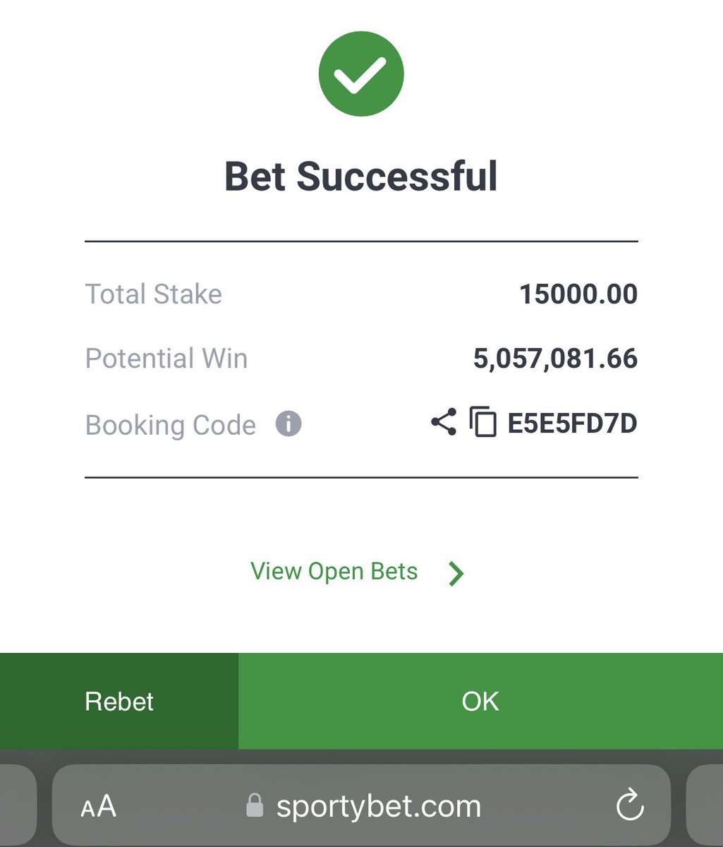 Kingsolomon_Jnr's tweet photo. 50 odds. E5E95B4
100 odds. E5E5FD7D
400 odds. 3ECF6552. 
All over 1.5. Please stake responsibly and make use of your head. Goodluck to us. 🙏❤️ https://t.co/Ai3ywOL65y