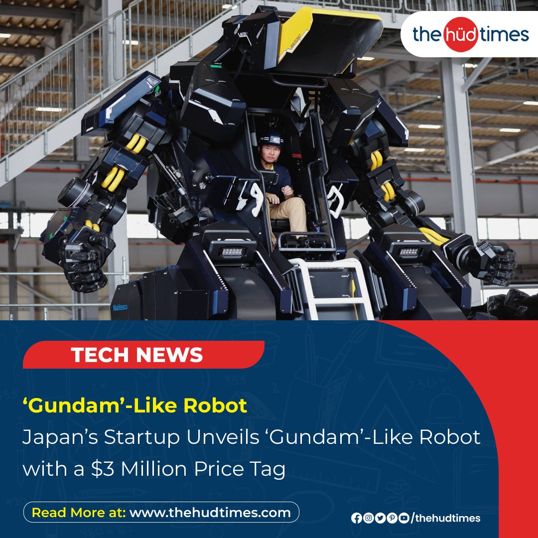 thehudtimes's tweet image. Japan’s Startup Unveils ‘Gundam’-Like Robot with a $3 Million Price Tag

Read More: thehudtimes.com/japans-startup…

#TheHUDTimes #GundamRobot #3MillionPriceTag #AdvancedTechnology #Customization #RealWorldApplication #RemoteControl #Robotics #TechnicalProwess #TechnologyShowcase