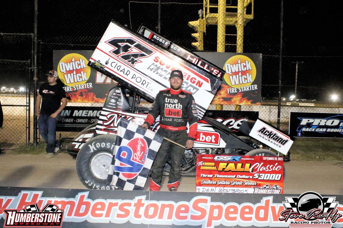 SOSsprints's tweet photo. Dylan Westbrook and Ryan Turner scored wins at Humberstone Speedway during The Fall Classic! Recaps and statistical reports on our website:

Friday: https://t.co/foSyf6x3pG

Saturday: https://t.co/MjDXDNZnAC https://t.co/Qiomd3LIV4