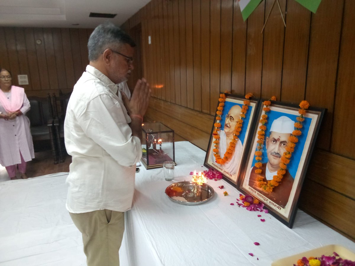 sandtdepartment's tweet photo. Celebration of Gandhi Jayanti on 2nd October at CSTUP https://t.co/V8mpwY8aU2