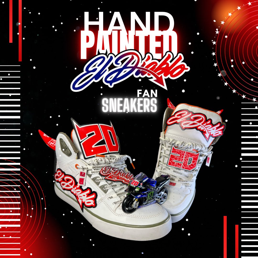 Hand painted FABIO QUARTARARO FQ20 fan sneakers 
#カスタムスニーカー　#カスタムペイント　#ハンドペイント　#custompaint #paintedsneakers  #customsneakers  #angeluspaint #handpainted