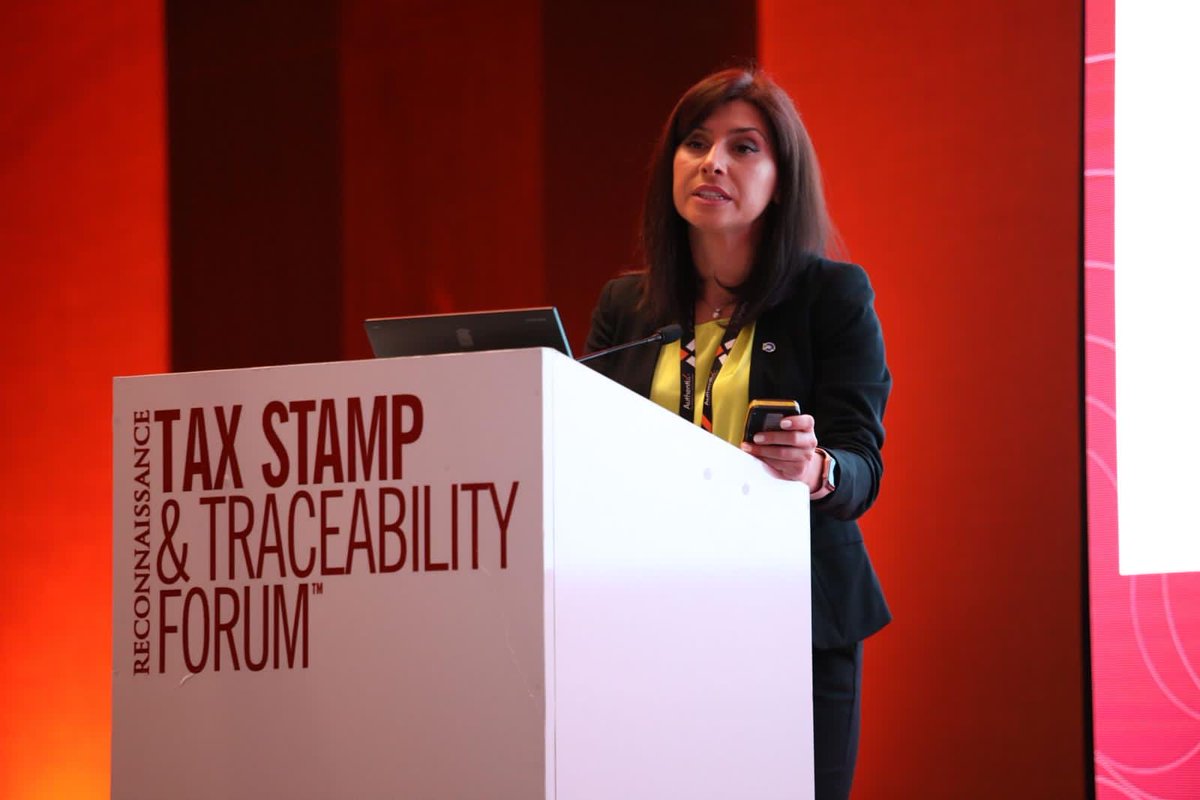 chandersjeena's tweet image. Teona Shiukashvili from Georgia Revenue Service shared an overview of the Tax Stamp and Traceability System in Georgia. Georgia has tangible &amp;amp; intangible tax stamps (digital marking). ⁦@ReconnIntl⁩ ⁦@TaxStamp⁩ #TSTF2023 #digitalmarking #excisestamp