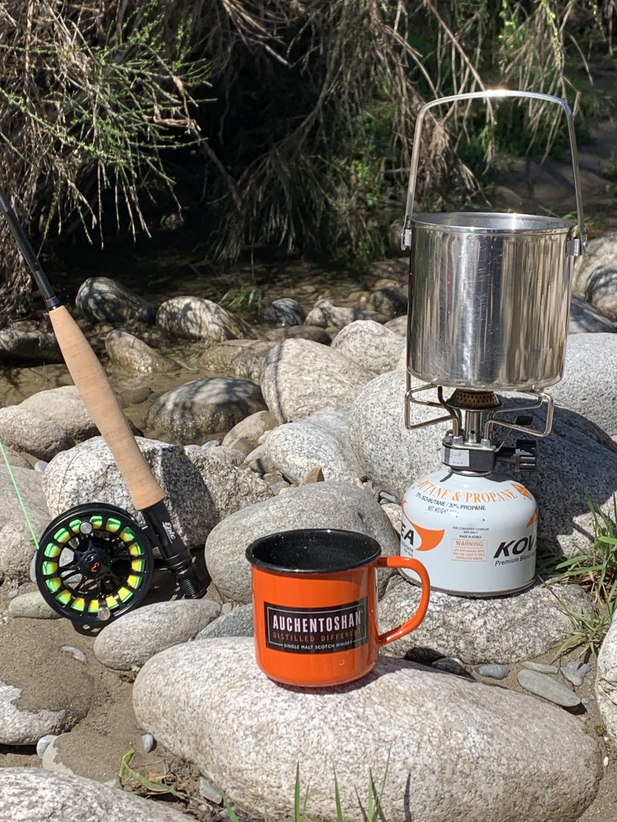 TheDonRood's tweet photo. Living life as it’s meant to be - my new Auchentoshan enamel mug enjoying its new existence in the wilds of New Zealand’s West Coast ⁦@Auchentoshan⁩ https://t.co/Ir6GNDvpbW