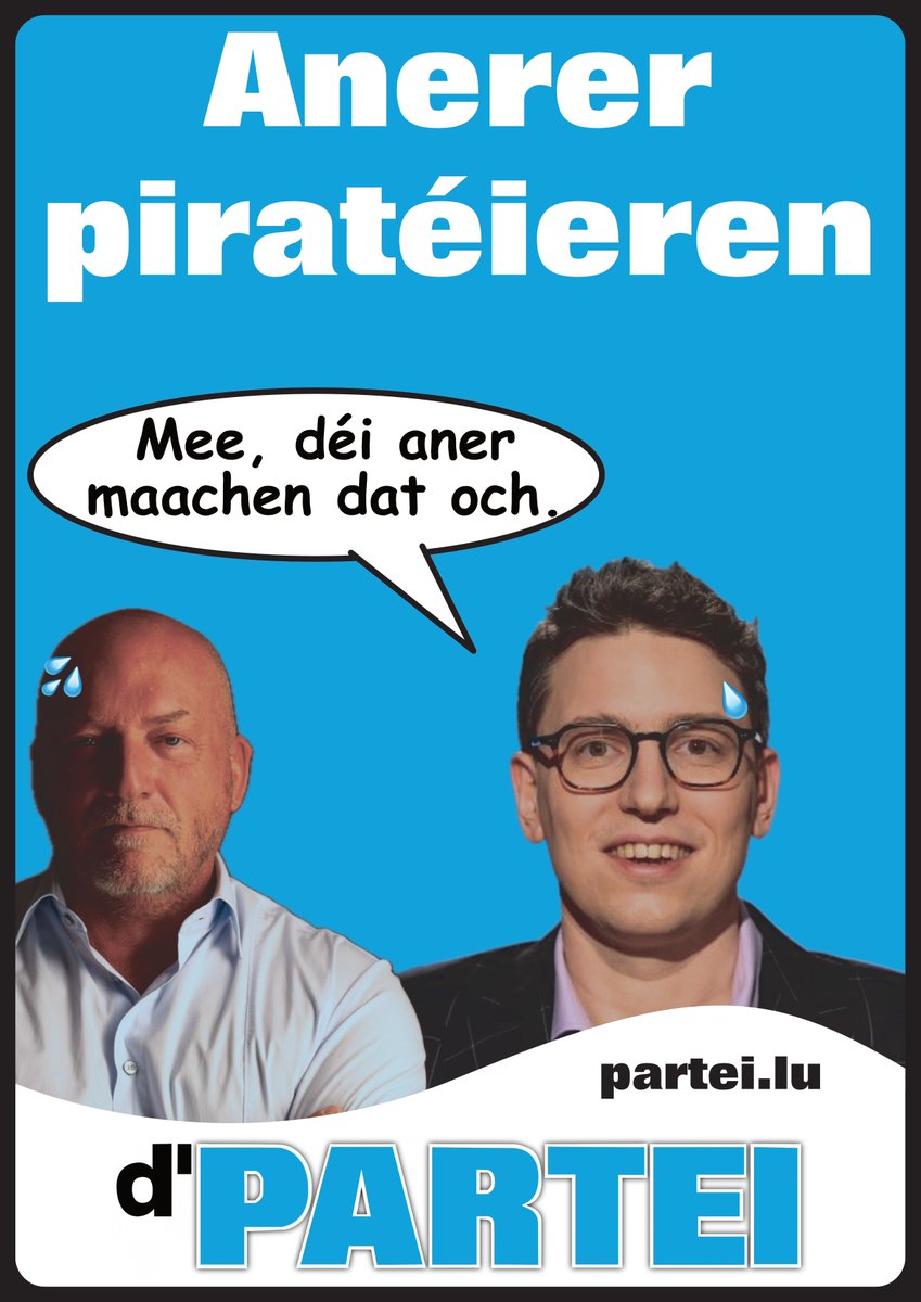 LuPartei's tweet photo. "Mee Mama! de Pitti huet och eng Playstation!!!!"
#Chamberwalen #Piraterie #dPATEI #PARTEI #Lëtzebuerg #Luxemburg #Luxembourg #Spendemëssbrauch https://t.co/woY39SQAYc
