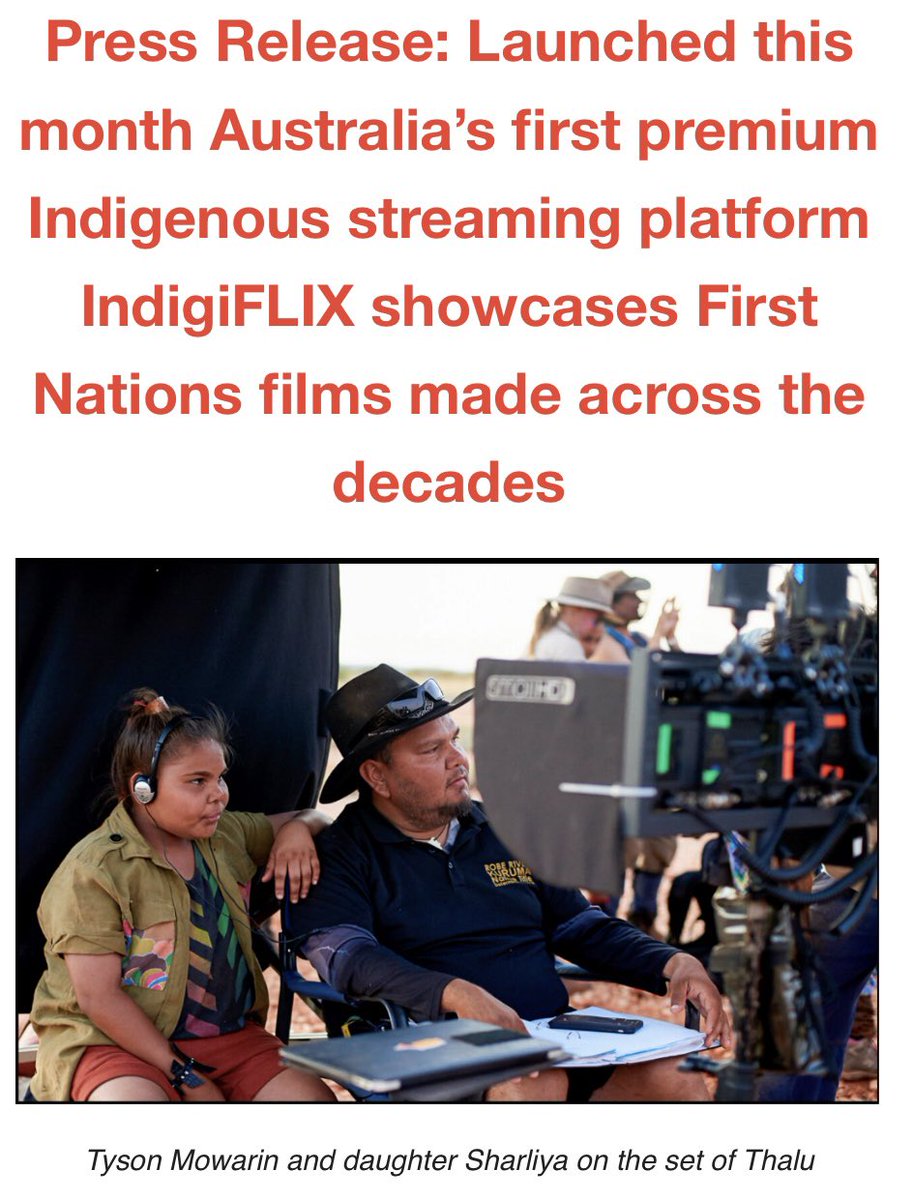 Indigi_FLIX's tweet photo. A First Nations-focused premium streaming platform IndigiFLIX created by a multi-award winning Ngarluma filmmaker officially launched this month

Read press release here #IndigBizMonth @IndigenousX 

https://t.co/8dNspZezgf https://t.co/FfAdVNqOx3