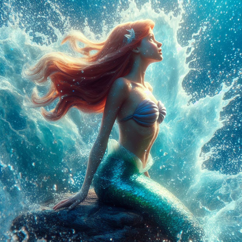 Mathieustern's tweet image. Dall.E 3 is very good with water simulation ... wow