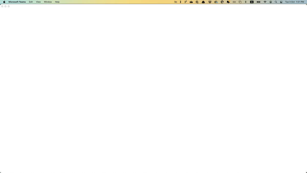 mco_design's tweet photo. The joy of working with the #MicrosoftTeams app: once per week I get to see a perfectly blank slate 😶 https://t.co/NIsW7AhlS1