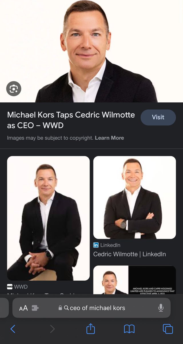 Capri announces Cedric Wilmotte as CEO of Michael Kors