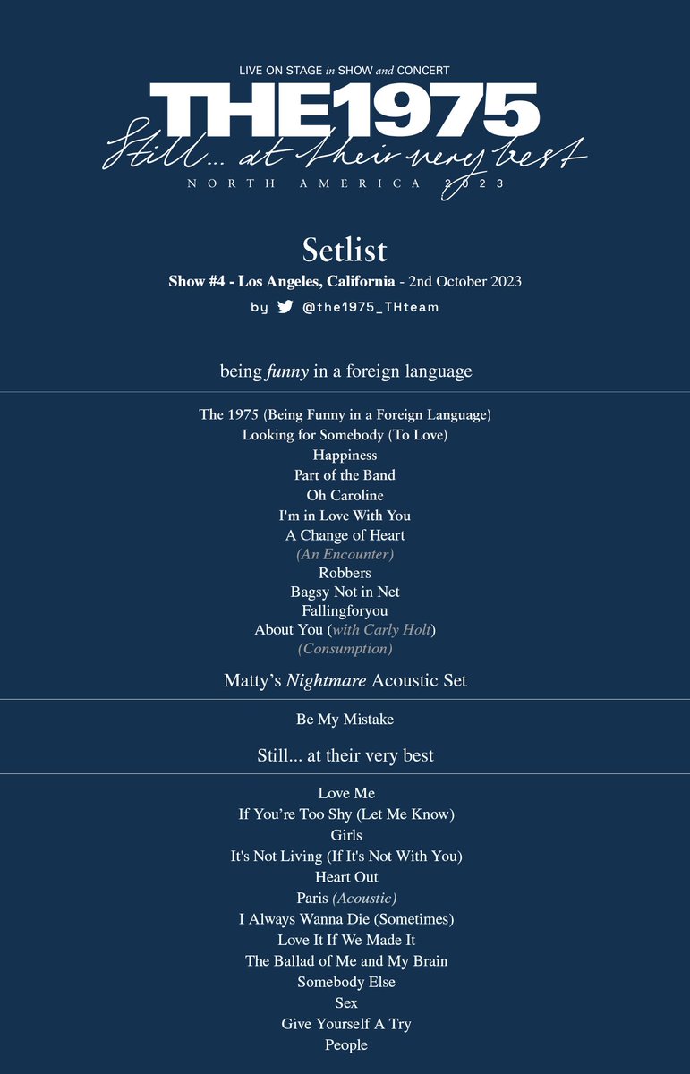 The 1975 / Still…At Their Very Bestレコード The 1975 – Still At Their Very Best (Live From The AO