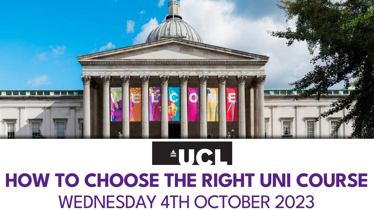 SIGN UP FOR TOMORROW

UCL - How to Choose the Right Course - Wednesday 4th October 2023

Sign up here: docs.google.com/forms/d/e/1FAI…

<a href="/UCL/">UCL</a>

#globalbridge #bridgethegap #onlineevent #universitystudent #ucl #studentadvice #unihelp #universityhelp #educationuk