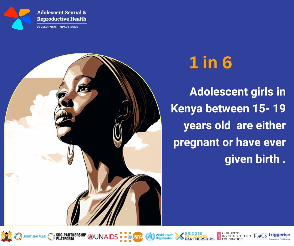 UNFPA_ESARO's tweet photo. 🚨1 in 6 adolescent girls in Kenya faces teen pregnancy. The #ASRHDIB is our chance to change this statistic for the better. 

 Let's empower Kenyan youth for a brighter future! Learn more at https://t.co/ljPIaEskQn 

#InvestInASRH #PutYoungPeopleFirst #FutureLeaders #GlobalGoals https://t.co/JKrgEl1dBg