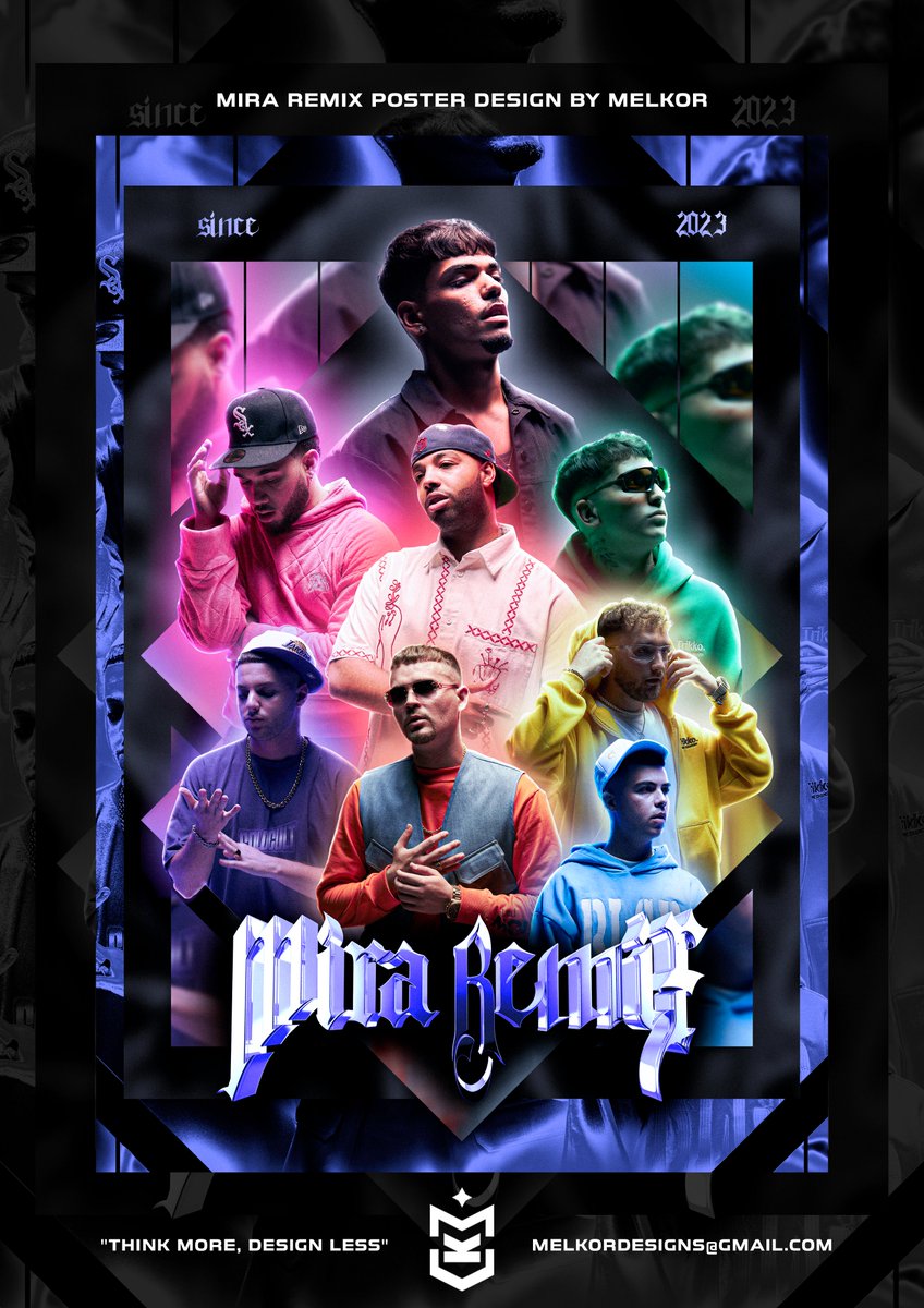 MIRA REMIX Poster design by me | All feedback are appreciated ❤️ | DM me for more info 📩