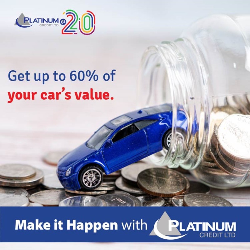 PlatinumCKenya's tweet photo. Having trouble securing financing for your latest venture? Get up to 60% of your car’s value and focus on growing your business instead of worrying about financing.