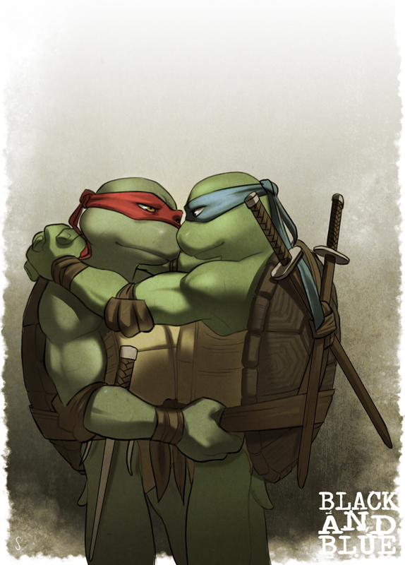 A tip to distinguish the four brothers in BNB
💙#Leo and 💜#Don have solid pupils
Leo often carries his sword sheath
Don's gaze may not be as intense as Leo's
💛#Mikey and ❤️#Raph have hollow pupils
Mikey's pupils are slightly larger than Raph's
#TMNT #tcest #sneefee