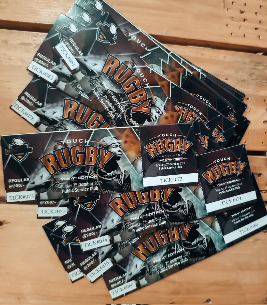 DUFalconsRugby's tweet photo. 0️⃣4️⃣ DAYS TO GO‼️@beyondthetry
Tickets 🎫 are available
Get your tickets in Valley Road Campus
Elvis - 0729602685 , Steven - 0115843550
Get your tickets in Athi River Campus
Amukwachi - 0757653218 , Praise - 0732 812283, Niyo 0115062018
#BeyondTheTry #LifeAfterRugby https://t.co/mIoW6VuG5o