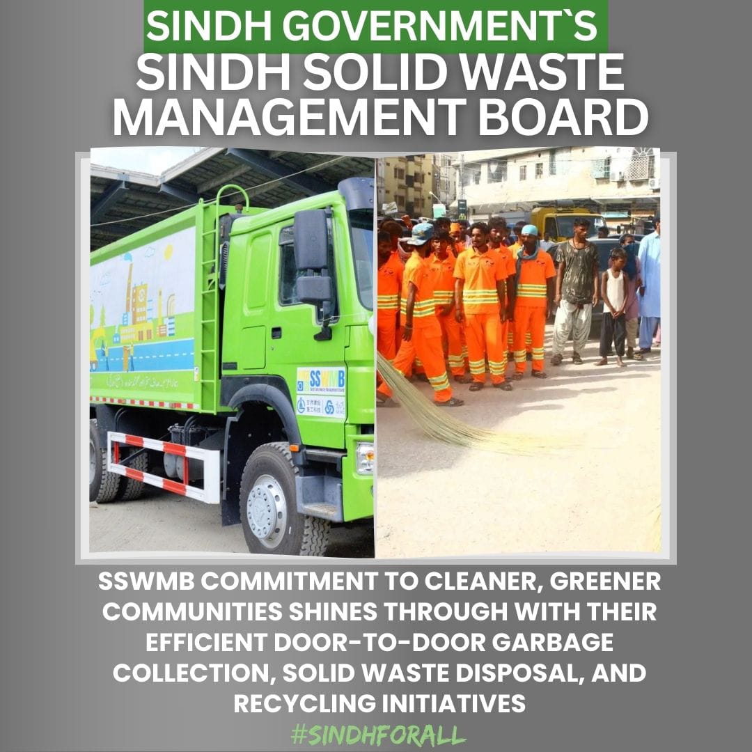 simra_razvi's tweet photo. Sindh Solid Waste Management Board by Sindh Government the project aims to mitigate the environmental impact of waste disposal in Karachi, contributing to a healthier urban environment.
#SindhForAll https://t.co/Mo3e48iasM