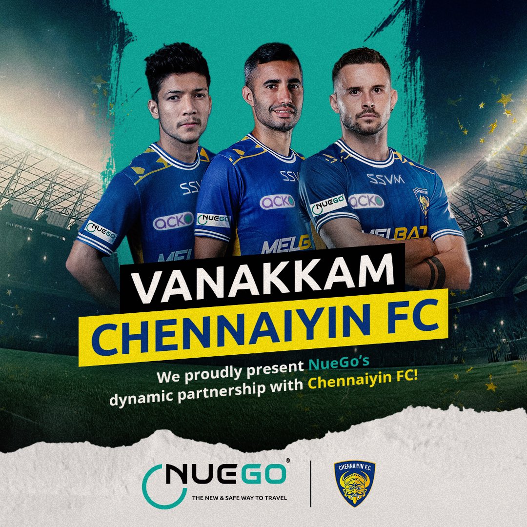 nuegoindia's tweet photo. NueGo is also #AllInForChennaiyin! β½π
We are thrilled to announce our exciting partnership with Chennaiyin FC! This is nothing but the winning combo! π€
@ChennaiyinFC π
#chennaiyinfc #NueGoxChennaiyinFC #NueGo #NueGobus #champions #intercitytravel #evbus #football https://t.co/pZ0WTcoC1t