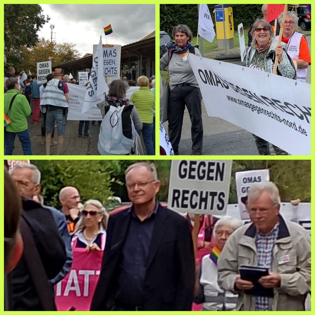 30.09. Kundgebung/Demo gegen "Erntedankfeier" von Neonazis in Eschede. Dabei handelt es sich um einen Hof den die rechtsextreme Partei "Die Heimat" früher NPD gekauft hat.