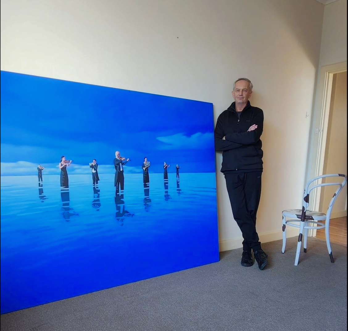 Big commission...
#commission #painting #interiors #art  #corporate #symphony #artist #reception #officeart #artcollector #blue #beachart #canvas #violins #artsales #orchestra #artcollectors #galleryart #Lawyers