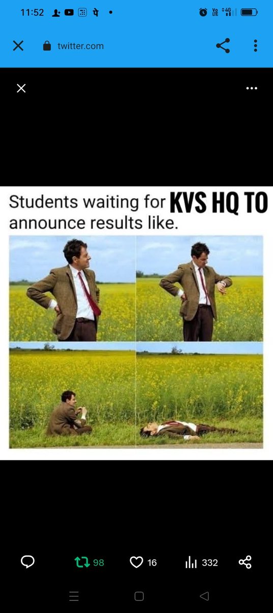 #Release_KVS_PRT_Result

No one including <a href="/KVS_HQ/">Kendriya Vidyalaya Sangathan</a>
<a href="/dpradhanbjp/">Dharmendra Pradhan</a> <a href="/EduMinOfIndia/">Ministry of Education</a> know about the reason for delaying kvs prt results..then who is the responsible for this delay...
#Release_KVS_PRT_RESULT
