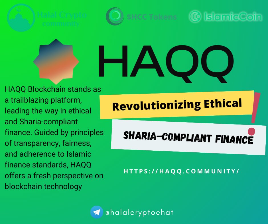 gosucess's tweet photo. #HAQQ blockchain, this journey towards a more equitable and inclusive financial future, with it's own token @halalcryptochat 💎✨
#halalcryptocommunity #halalcryptochat $HCC #IslamicCoin #IslamicFinance #ISLMcoin #HalalCrypto #HAQQnetwork #cryptocurrency #islamiccryptorevolution https://t.co/vHYZF0gvhZ