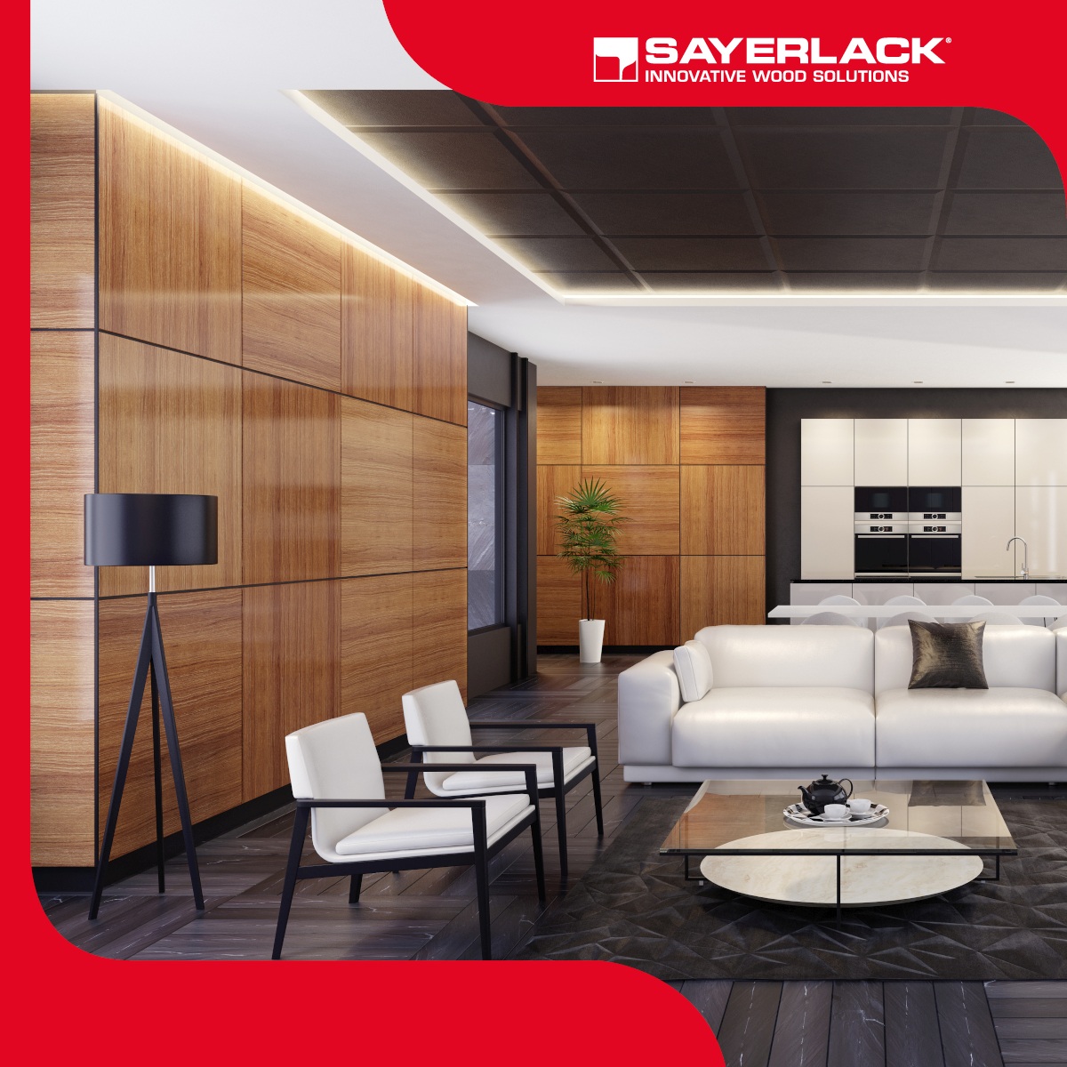 SayerlackWorld's tweet photo. TLL5953/00 is the new clear glossy acrylic-polyurethane topcoats, for flat and turned parts, dedicated in particular to yacht interiors, furniture and kitchens. Colourless, it can be used to overcoat matt lacquers  > https://t.co/HAqtUAlhep https://t.co/f21aaoEHie