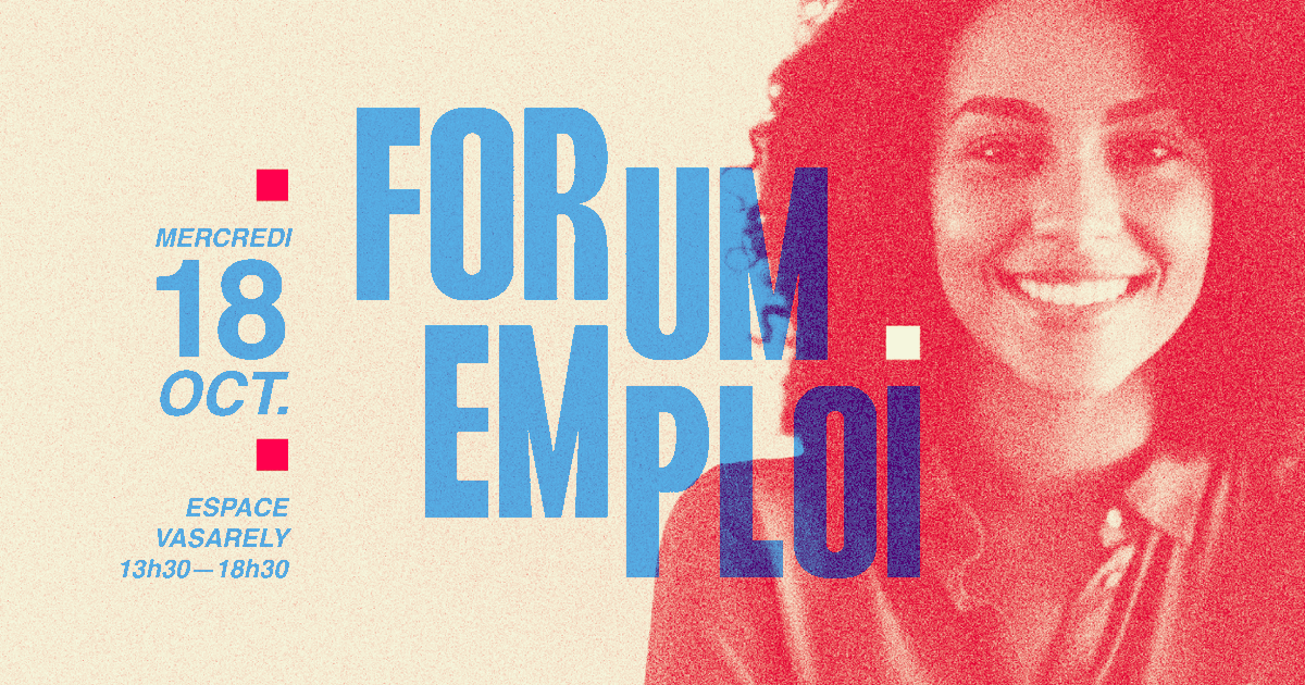 Forum de l'emploi 💼

Vous recherchez un #emploi, une #alternance ou êtes en #reconversionprofessionnelle ? Rendez-vous le mercredi 18 octobre  de 13h30 à 18h30, au Forum de l'emploi à l'Espace Vasarely !

Plus d'informations en cliquant ici 🔽 ville-antony.fr/evenements/for…
