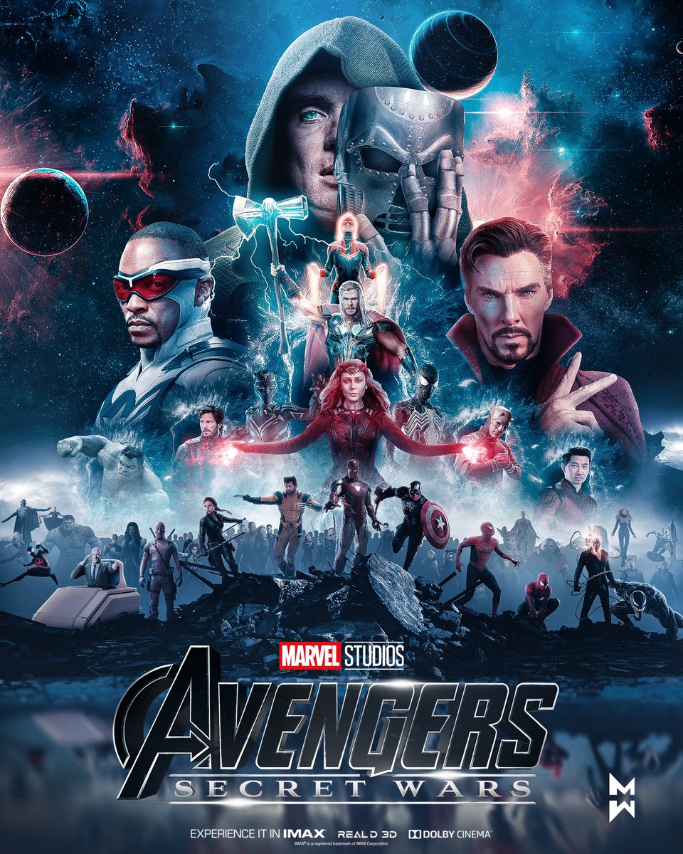 marvlswolverine's tweet photo. Here’s a Avengers Secret Wars poster I made! 

#Avengers #AvengersSecretWars #SecretWars #DoctorDoom #SpiderMan #DoctorStrange #IronMan #Wolverine 

By marvels.wolverine on Instagram https://t.co/mDZYOQpU90