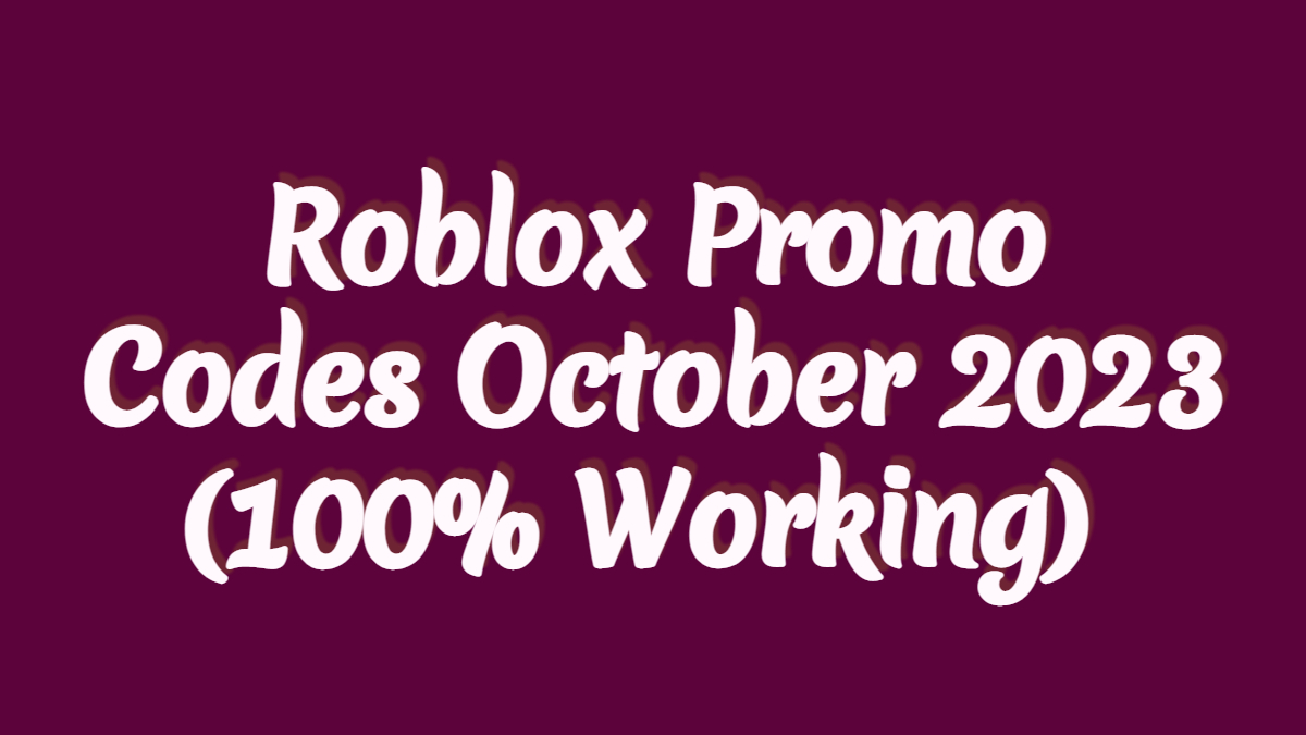 Free Roblox codes (August 2023); all free available promo codes