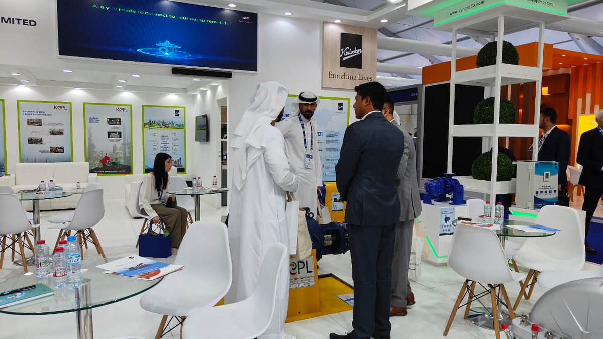 KBLPumps's tweet photo. Day 2 at ADIPEC 2023 is buzzing with energy with fantastic footfalls!
Visit booth 13150, Hall 13, to experience the future of energy.
#KBL #ADIPEC2023 #FluidManagement #Pumps #APIPumps #SteamTurbine https://t.co/PsF0UoND53