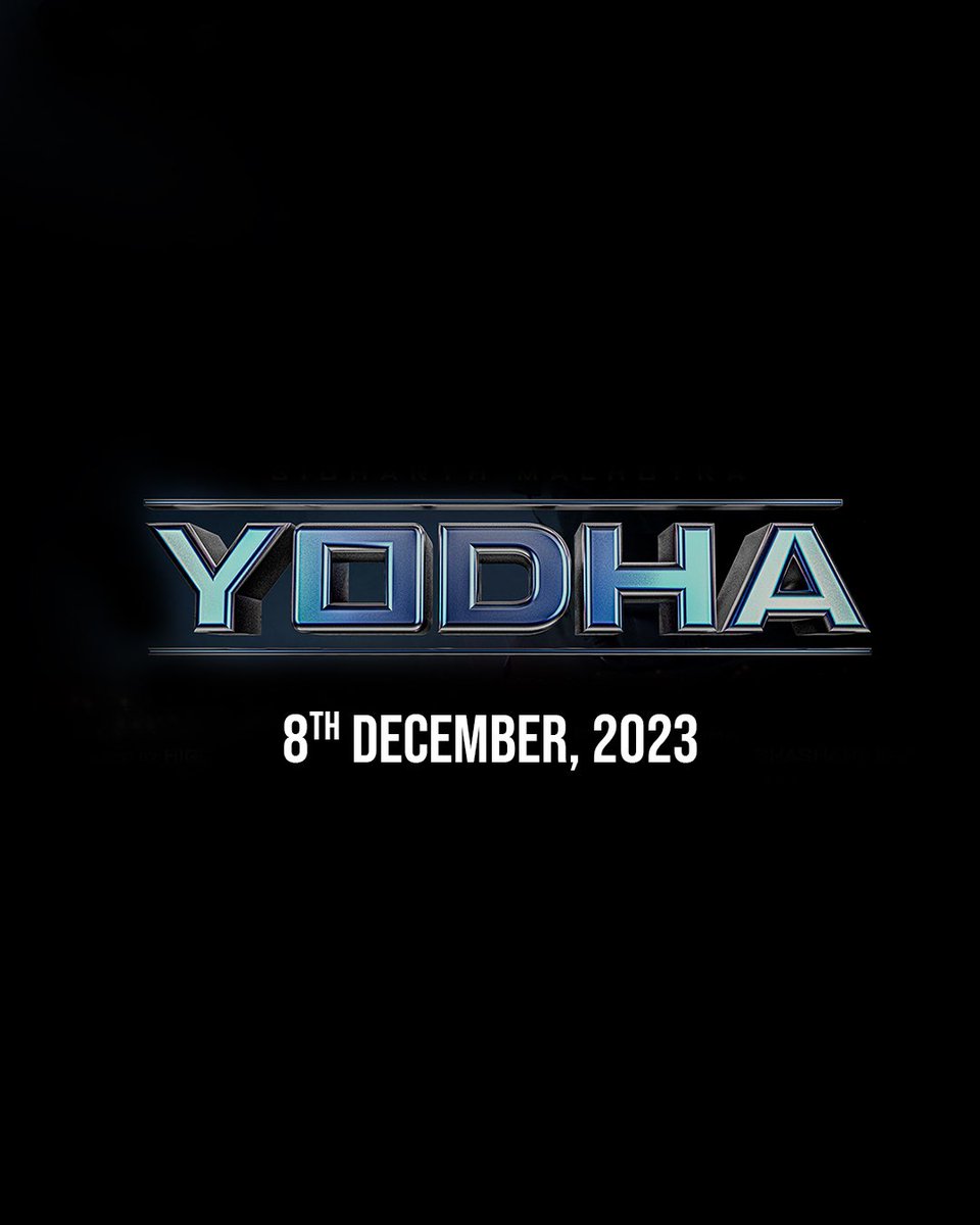 swatikikitchen's tweet photo. Ladies &amp; gentlemen, get ready as the engine of #Yodha is all revved up &amp; ready to make its touchdown in cinemas on 8th December 2023!🛬
#KaranJohar @apoorvamehta18 @SidMalhotra @DishPatani #RashiKhanna #SagarAmbre #PushkarOjha @PrimeVideoIN #MentorDiscipleFilms @TSeries #December https://t.co/Uy5yu5tpqy