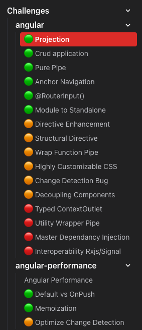 laforge_toma's tweet image. Thanks to @TomerMeirov 🙏 who suggested and implemented a new file structure to #angularChallenges. Files are now ordered by level of difficulties which make the UX better.
